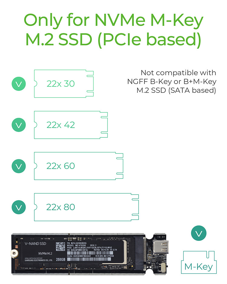RaidSonic IB-1817M-C31 Boîtier USB C pour M.2 NVMe SSD - SECOMP France